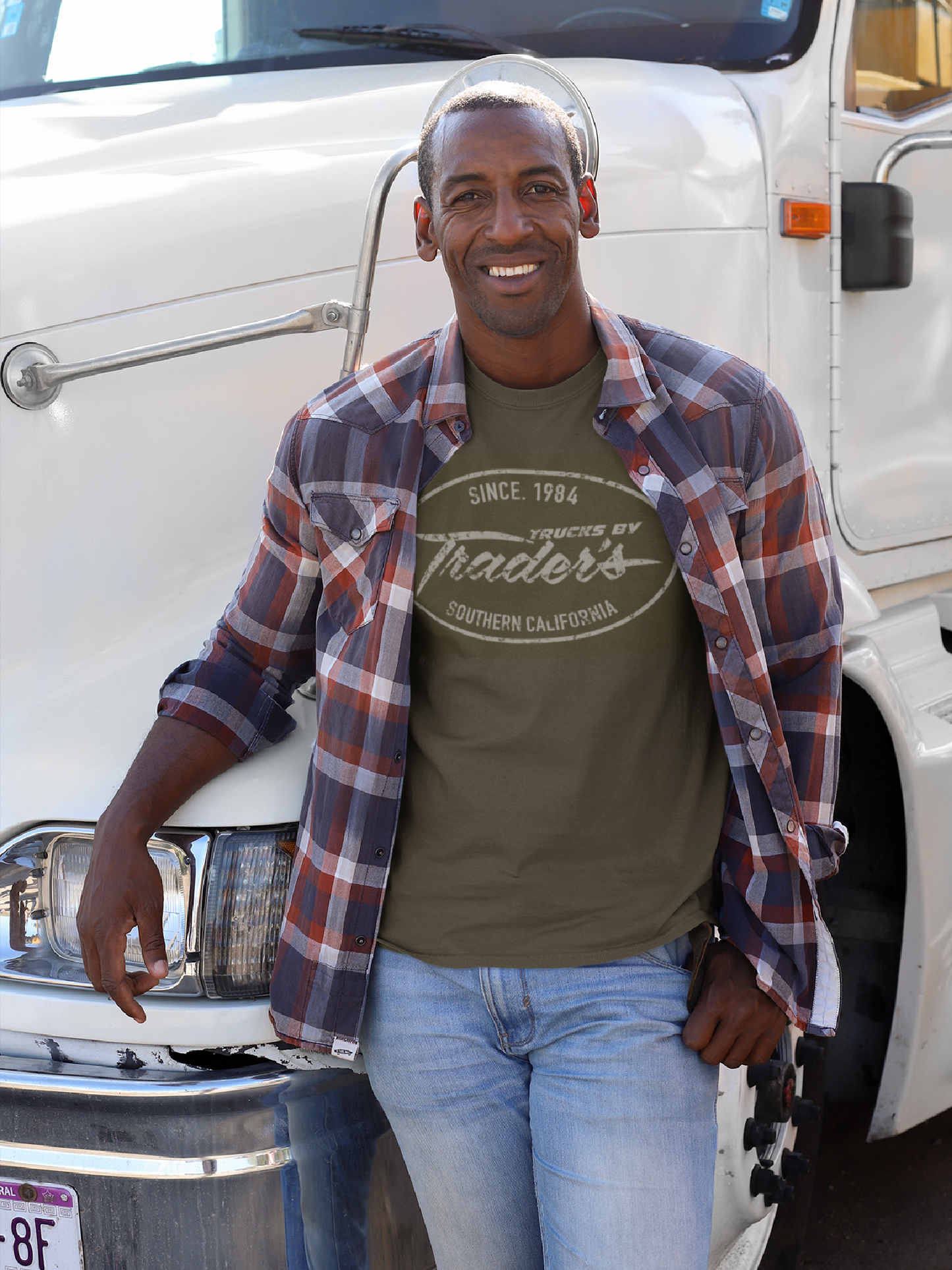 NEW! Limited Edition Tee - Distressed Trucks by Trader's 1984