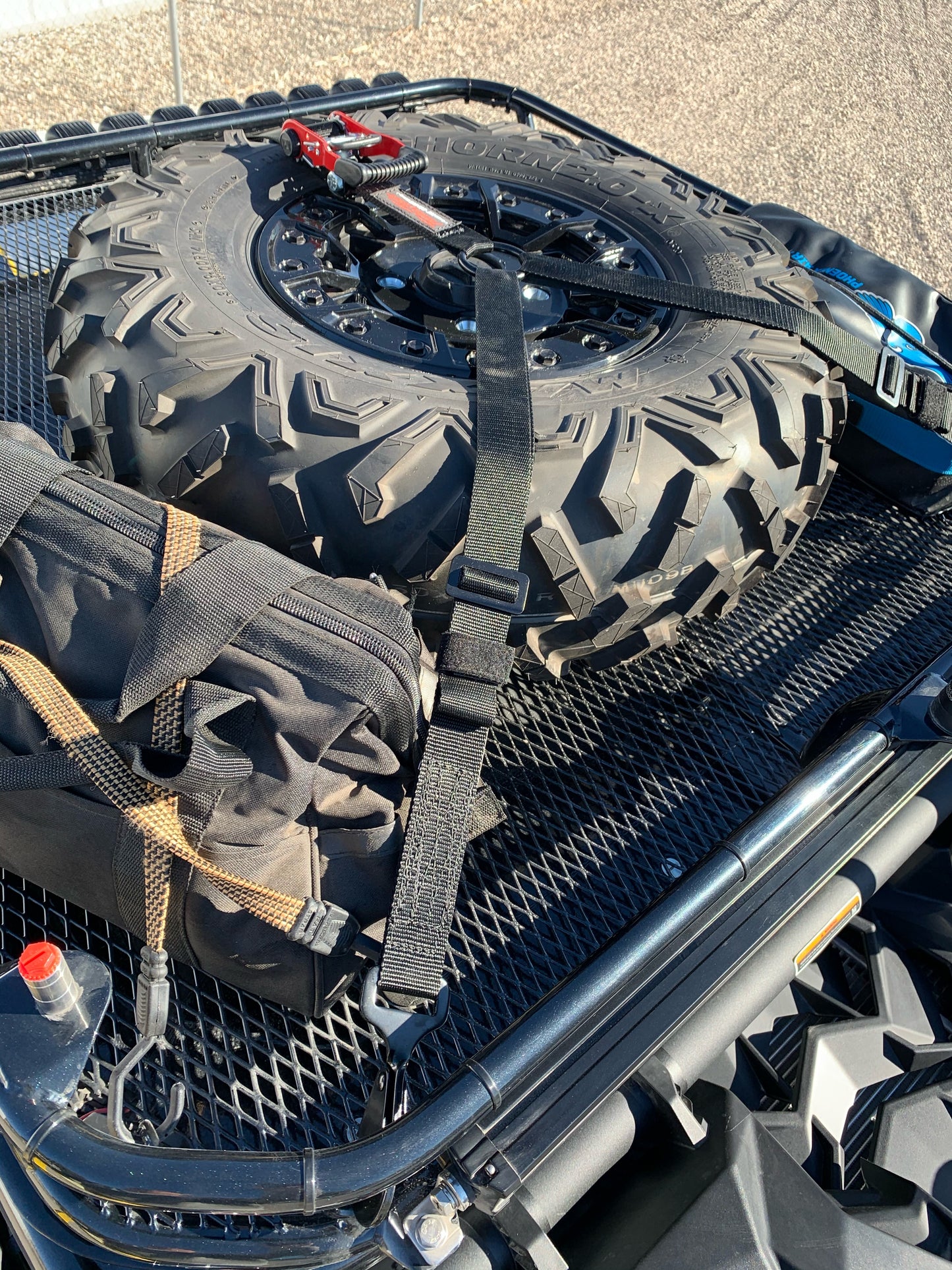 2” 3-Point Spare Tire Hold Down - Adjustable Size & Configuration Options