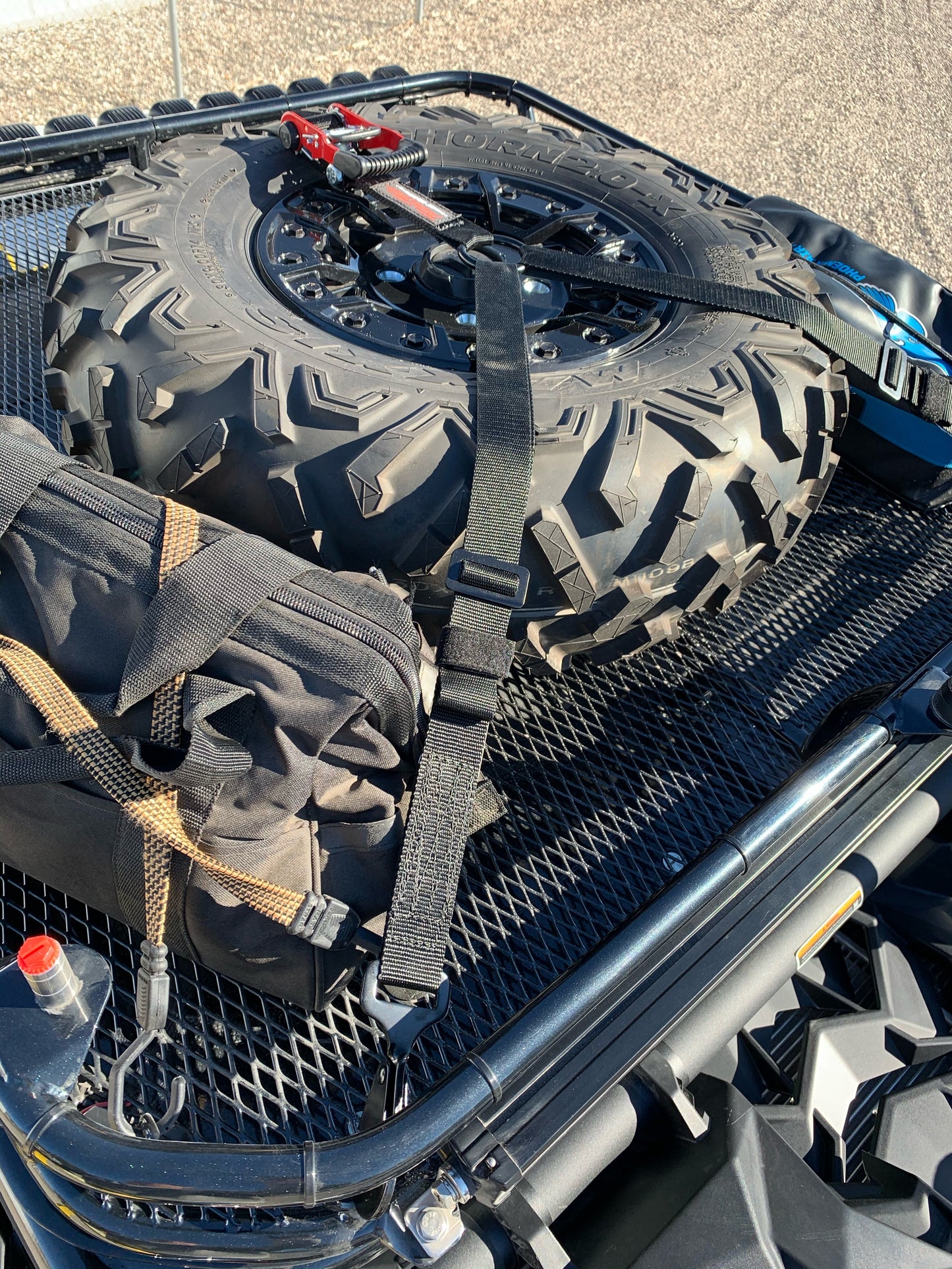 2” 3-Point Spare Tire Hold Down - Adjustable Size & Configuration Options