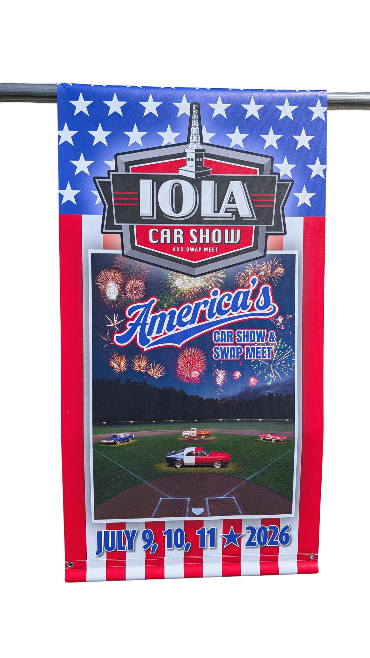 Iola '26 30" by 60" Street Pole Banners