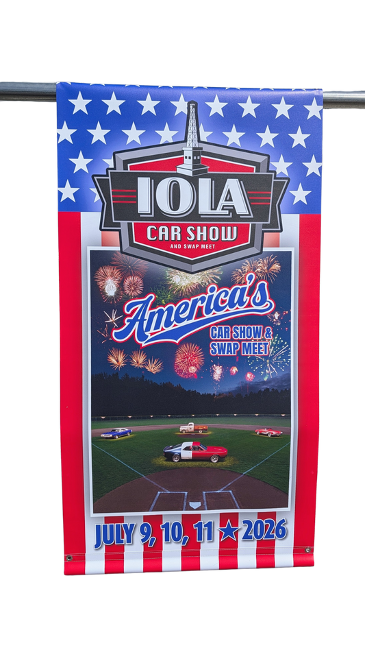 Iola '26 30" by 60" Street Pole Banners