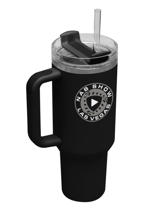 Exclusive NAB Show 40 oz Stainless Steel Insulated Tumbler - Matte Black