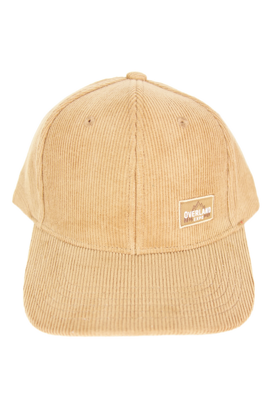 Overland Expo - Embroidered Corduroy -Desert Sand - Curved Billed Hat