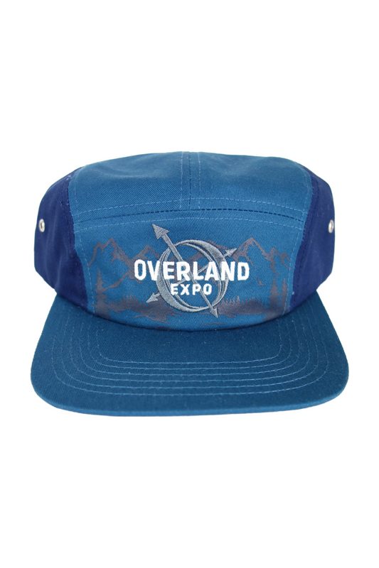 Overland Expo -Blue Camper  - Flat Billed Hat
