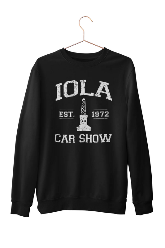 Iola One Color Vintage Logo Crewneck