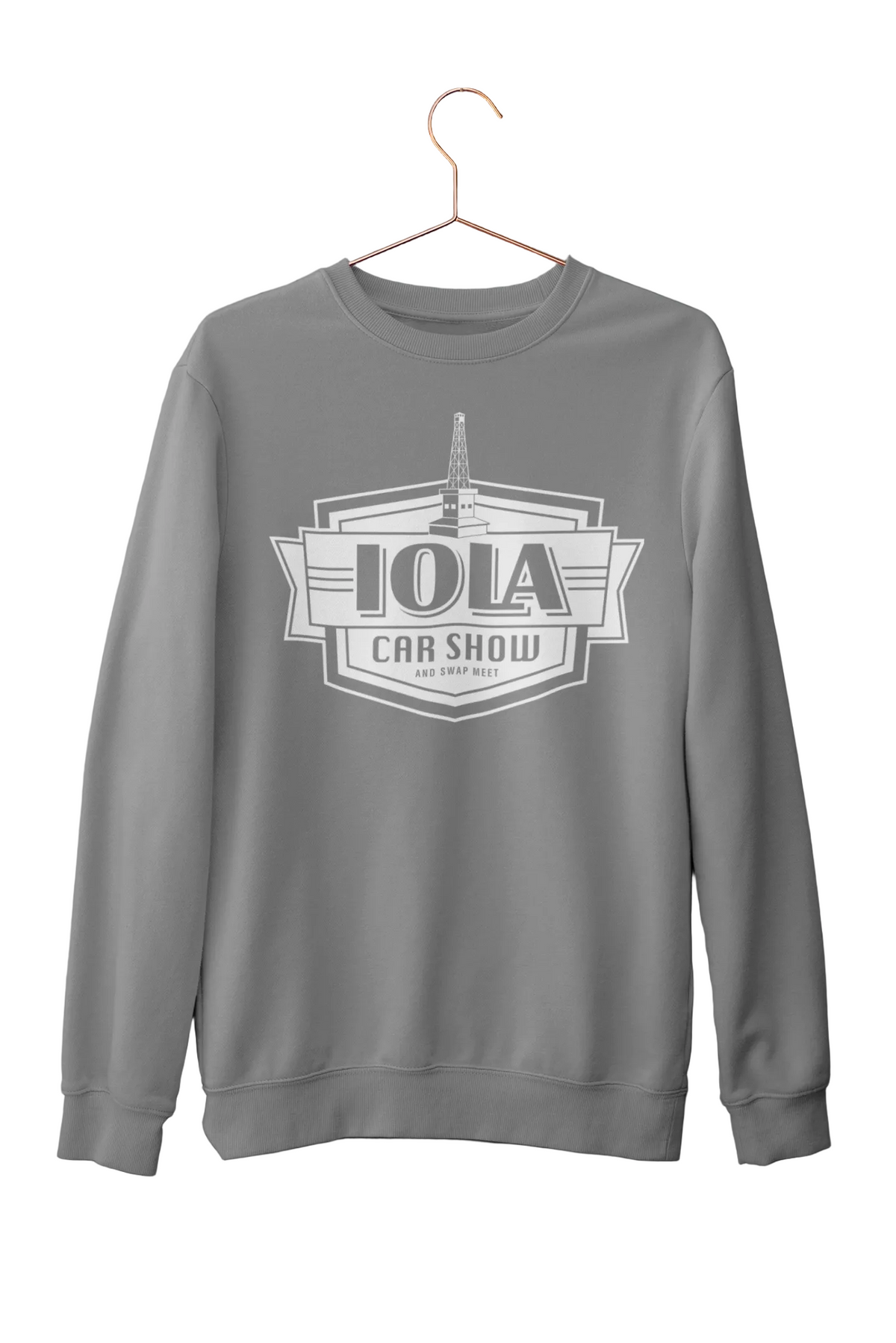 Iola One Color Logo Crewneck