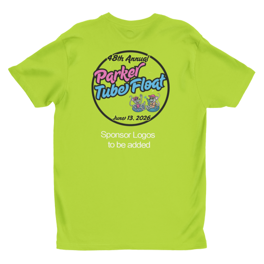 Parker Float Tee- Safety Green