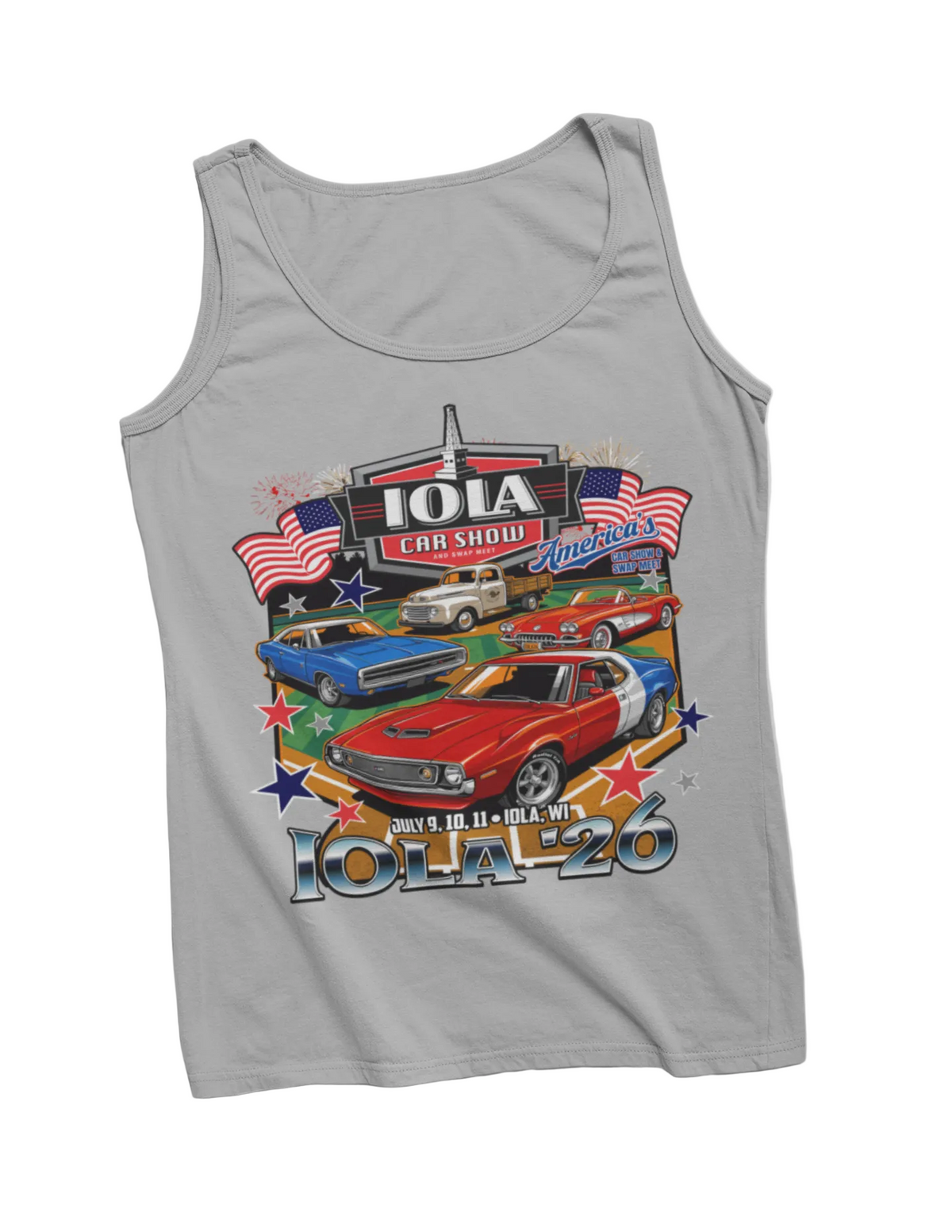 Iola 2026 Car Show Tank Top