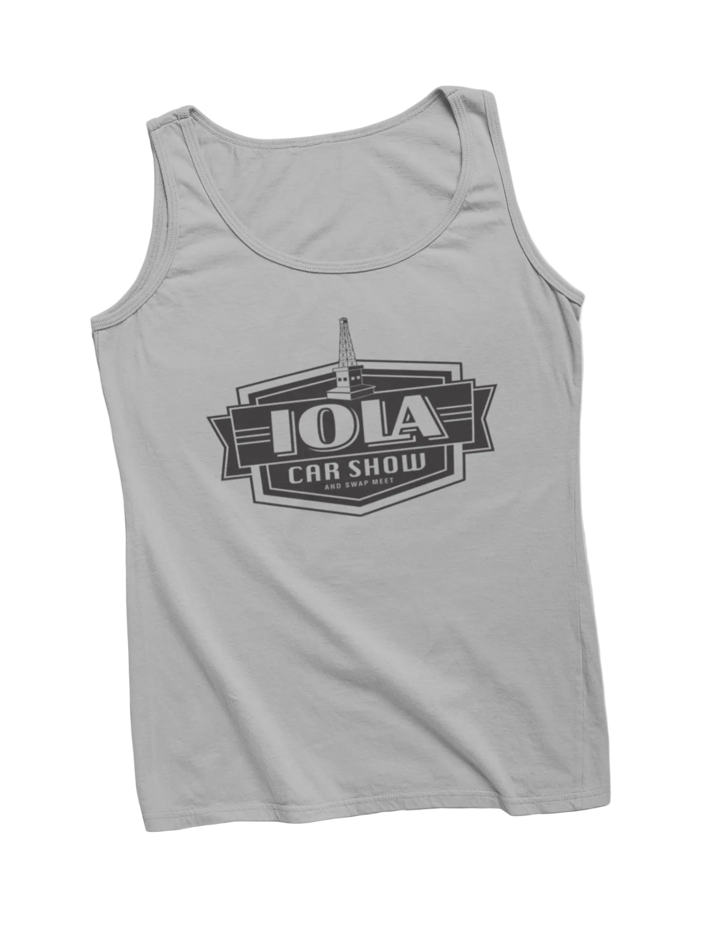 Iola Men's One Color Logo Tank